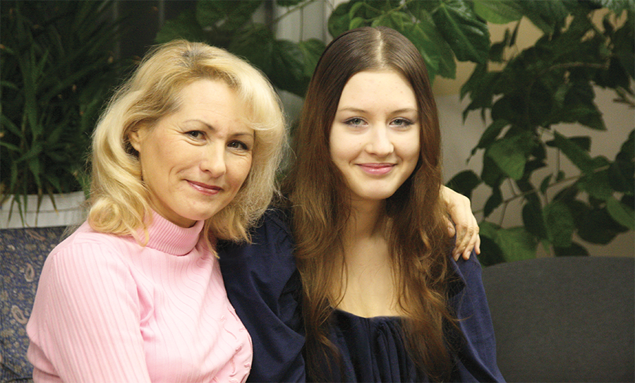 Irena and daughter Eugene